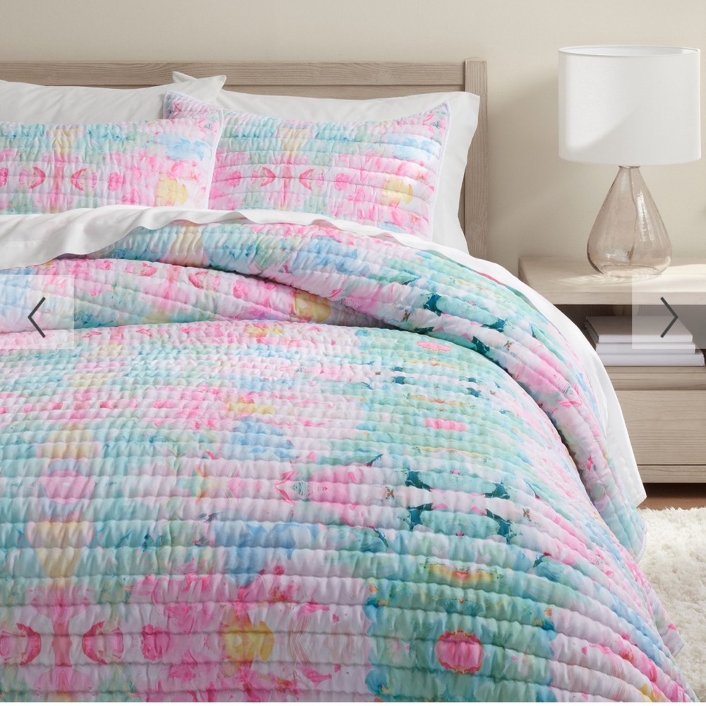 Malibu quilt and sham